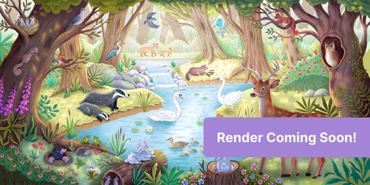 Woodland Nature Scene