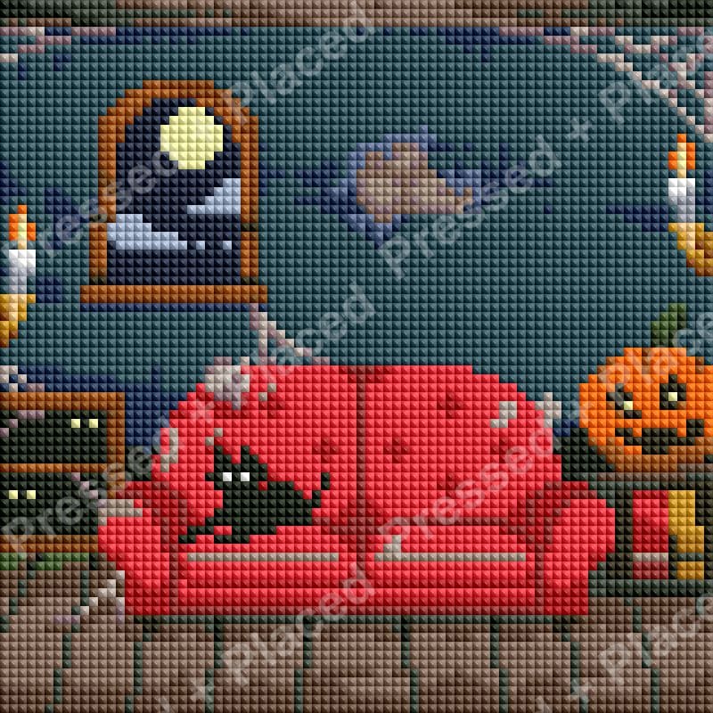 Pumpkin Parlor Hand Rendered