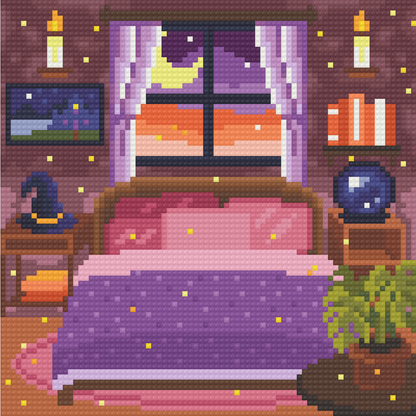 Witches Bedroom 4pk 20x20cm Square Bundle