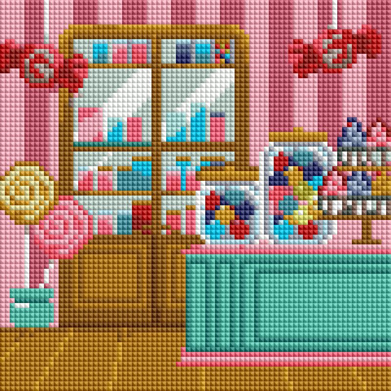 Confection Collection 4pk 20x20cm Square Bundle