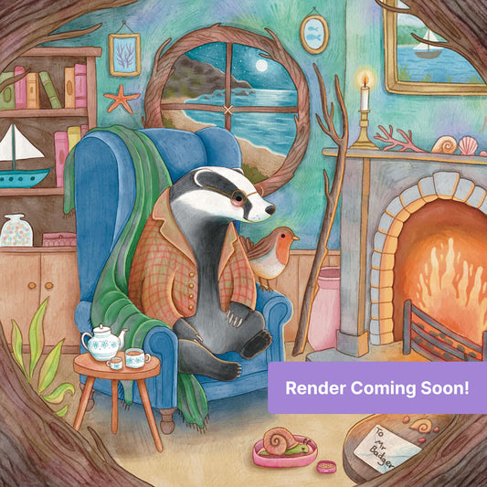 Cozy Night by the Fire