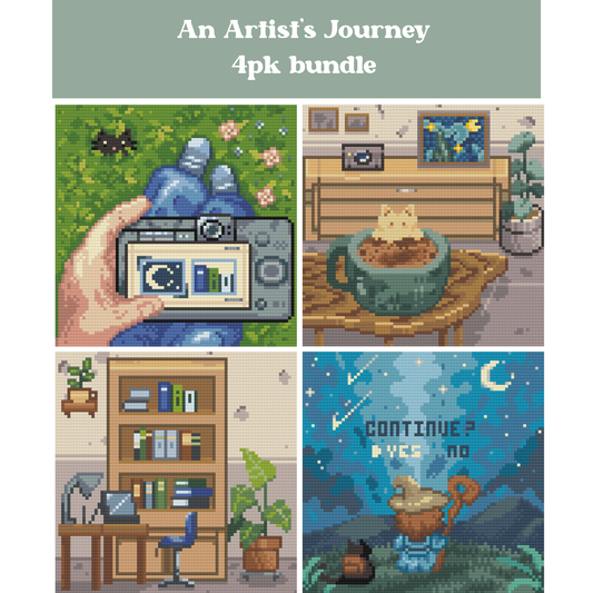 An Artist's Journey 4pk 20x20cm Square Bundle