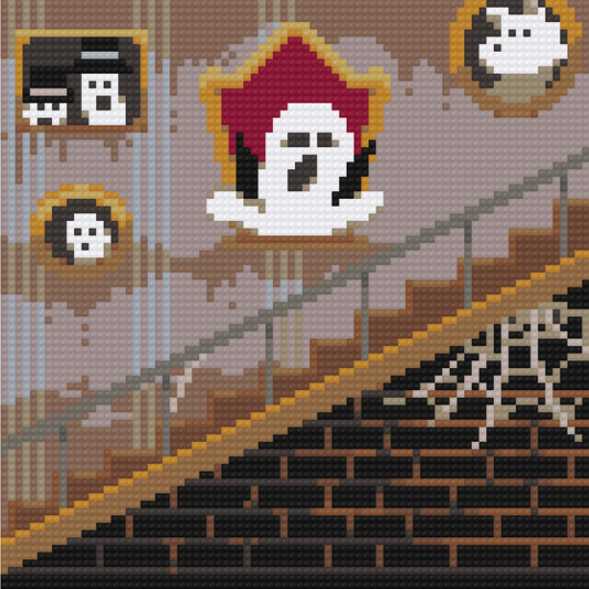 Cozy Haunted Mansion 4pk 20x20cm Square Bundle