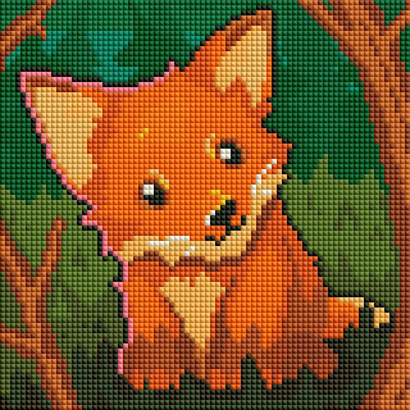 Forest Friends 4pk 20x20cm Square Bundle
