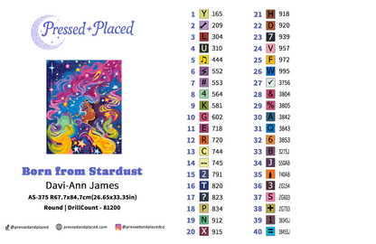Born from Stardust Hand Rendered
