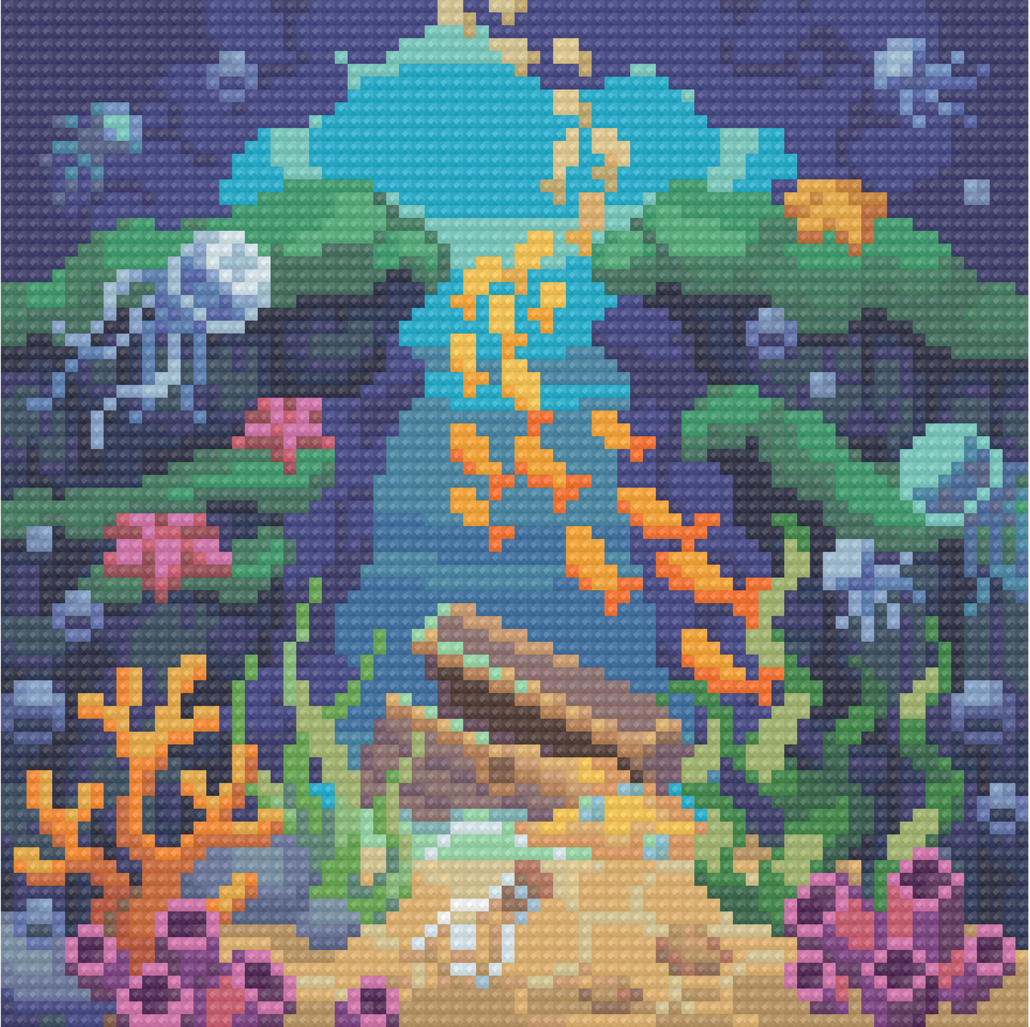 Beneath the Bright Sea Collection 4pk 20x20cm Square Bundle