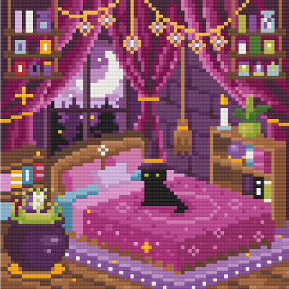 Witches Bedroom 4pk 20x20cm Square Bundle