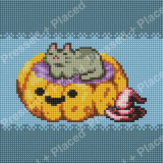 Pumpkin Pounce Hand Rendered