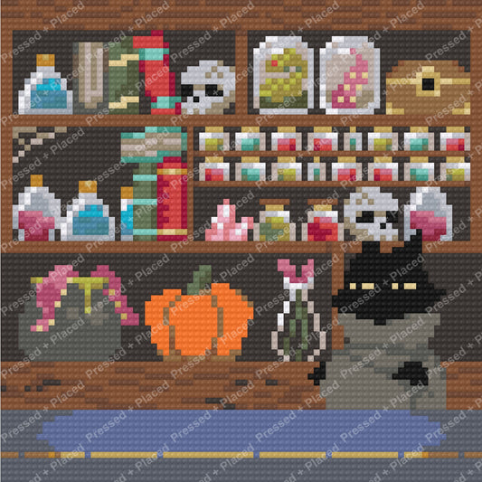 Witch's Pantry Hand Rendered