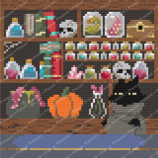 Witch's Pantry Hand Rendered