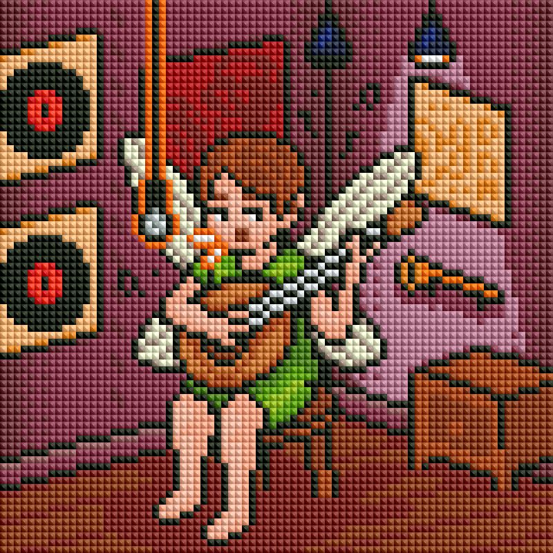 Four fairy-themed diamond painting scenes with woodland, music, and garden fantasy designs