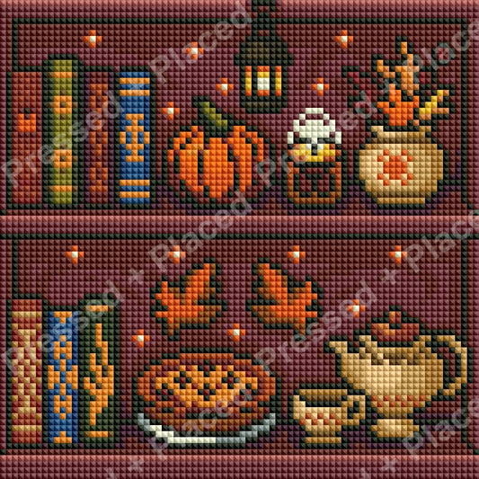 Booked for Fall Hand Rendered