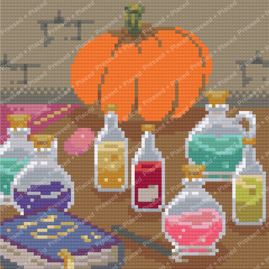 Bottled Magic Hand Rendered