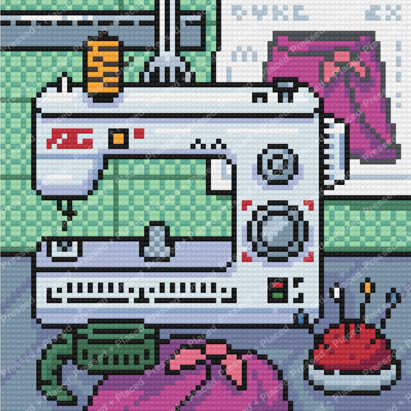 Pixel-style arcade claw machine in colorful retro gaming design