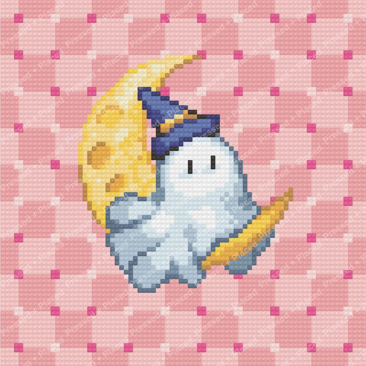 Moonlight Boo Hand Rendered