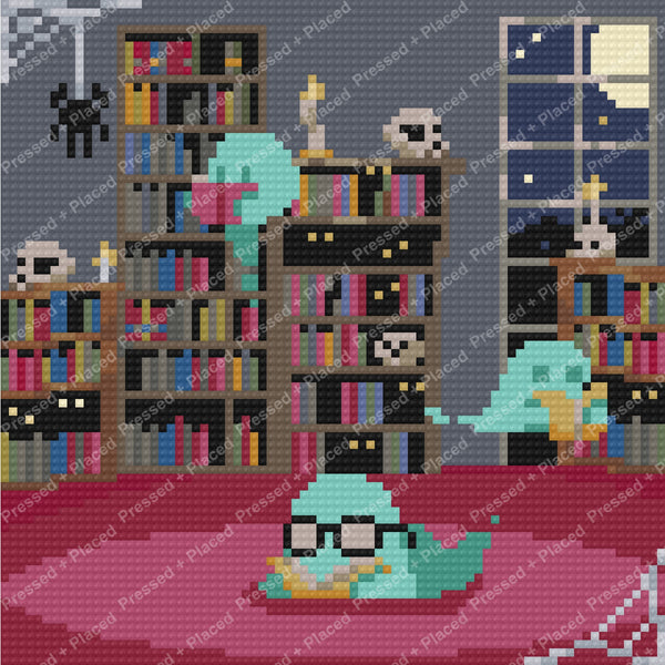 Haunted Study Hand Rendered